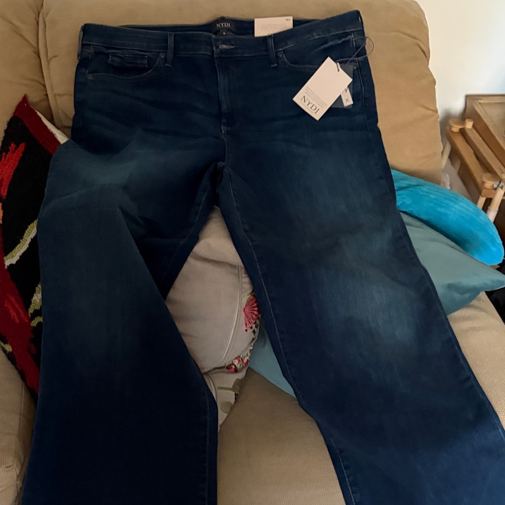 NYDJ Dark Blue Flare Jeans